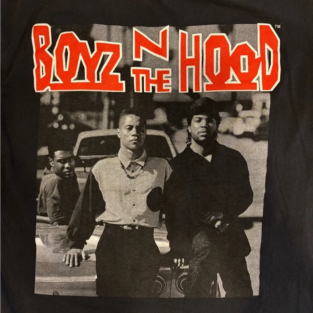 Boyz N The Hood Black Graphic T-Shirt - Picture 11 of 11